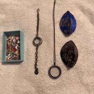 Origami Owl Necklace and Bracelet Set